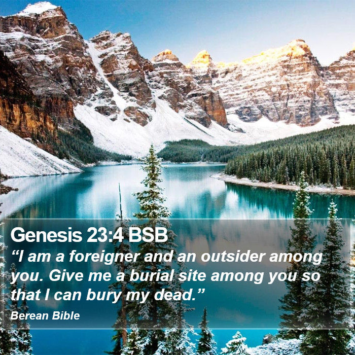 Genesis 23:4 BSB Bible Study