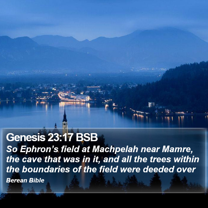 Genesis 23:17 BSB Bible Study