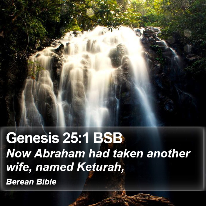 Genesis 25:1 BSB Bible Study