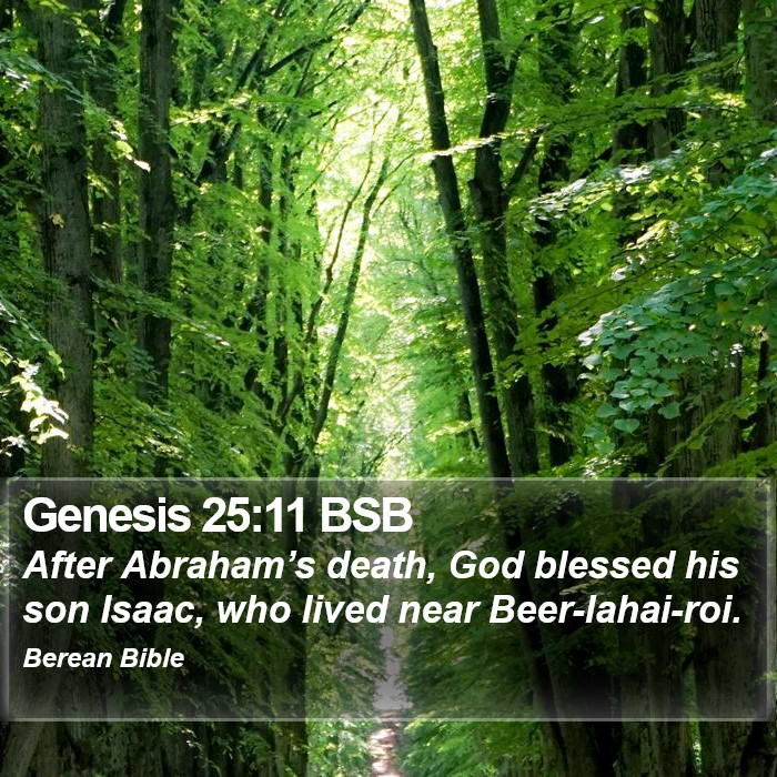 Genesis 25:11 BSB Bible Study