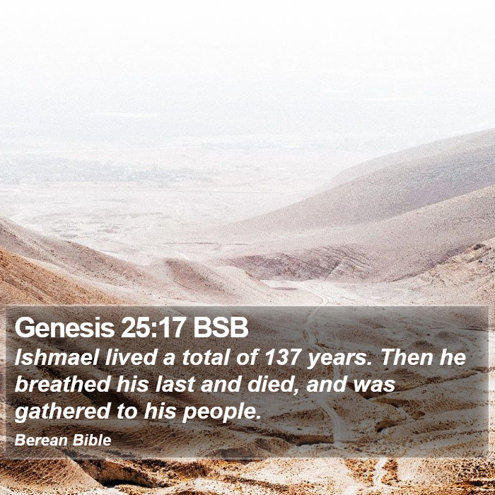 Genesis 25:17 BSB Bible Study