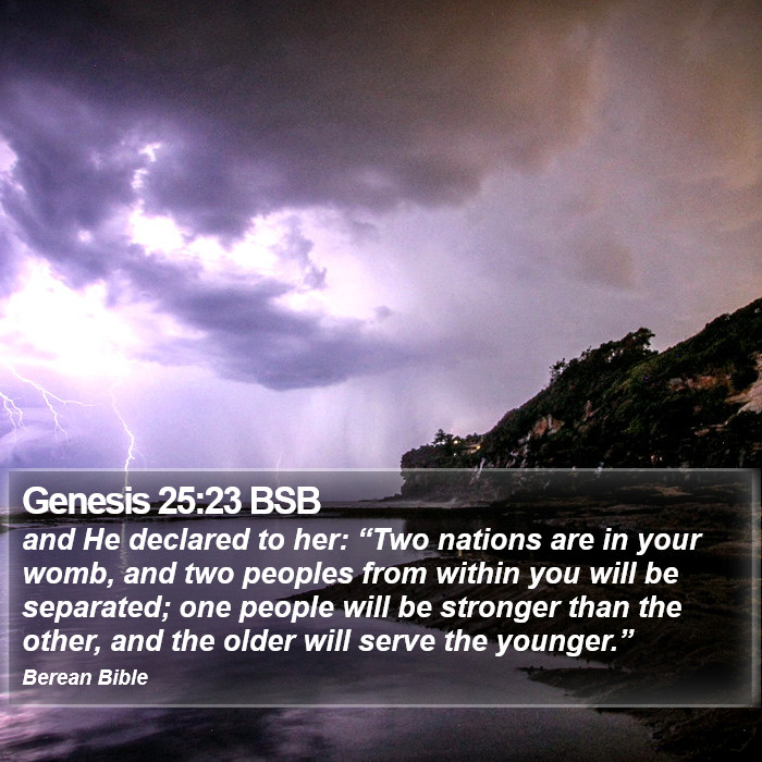 Genesis 25:23 BSB Bible Study