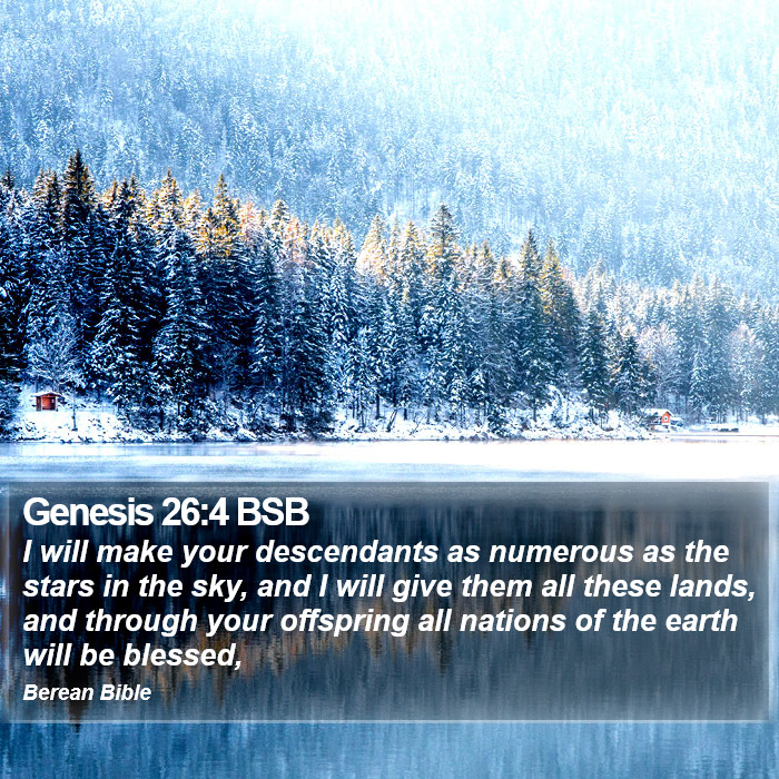 Genesis 26:4 BSB Bible Study