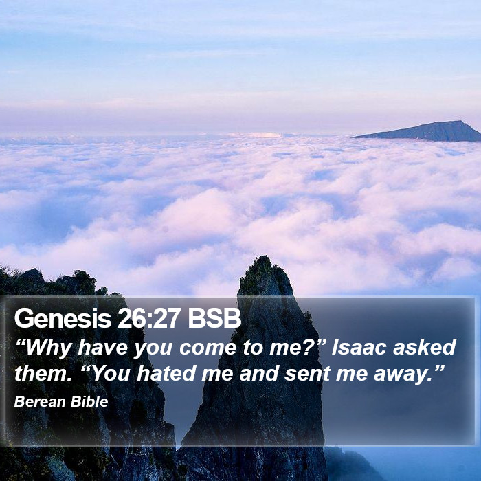 Genesis 26:27 BSB Bible Study