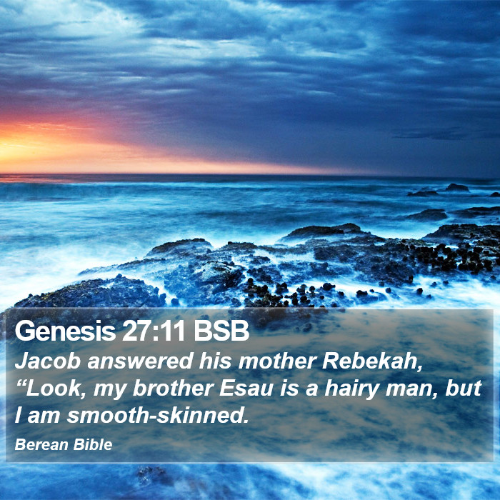 Genesis 27:11 BSB Bible Study