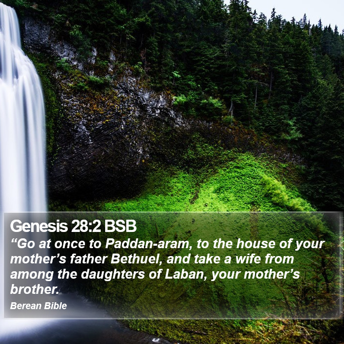 Genesis 28:2 BSB Bible Study