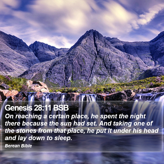 Genesis 28:11 BSB Bible Study