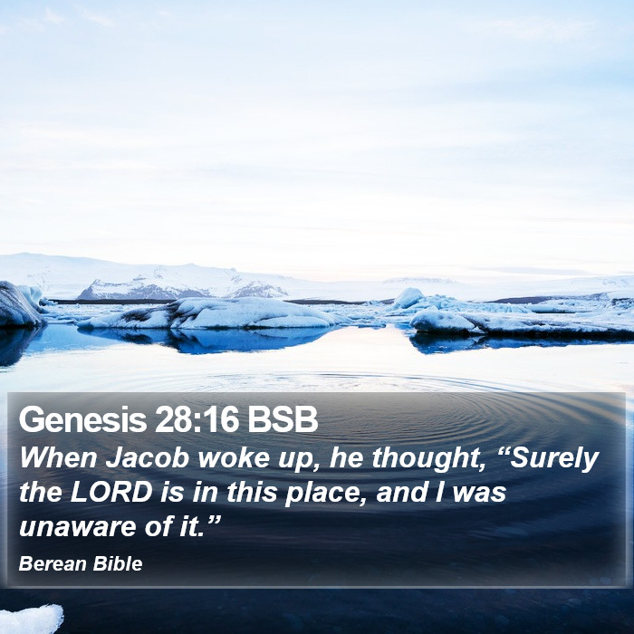 Genesis 28:16 BSB Bible Study