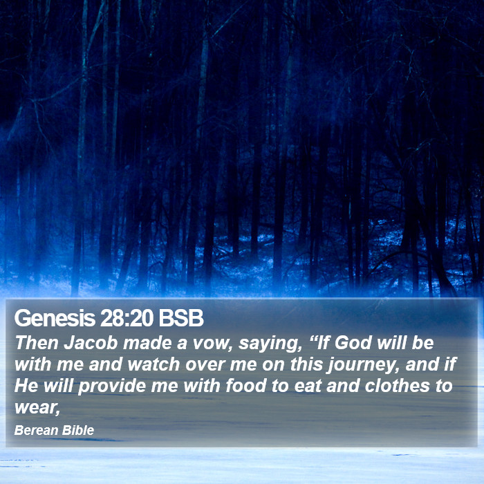 Genesis 28:20 BSB Bible Study