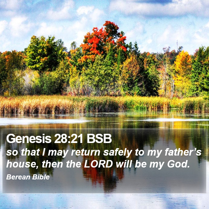 Genesis 28:21 BSB Bible Study