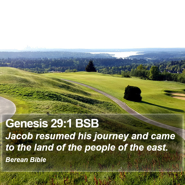 Genesis 29:1 BSB Bible Study