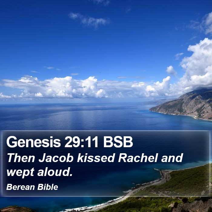 Genesis 29:11 BSB Bible Study