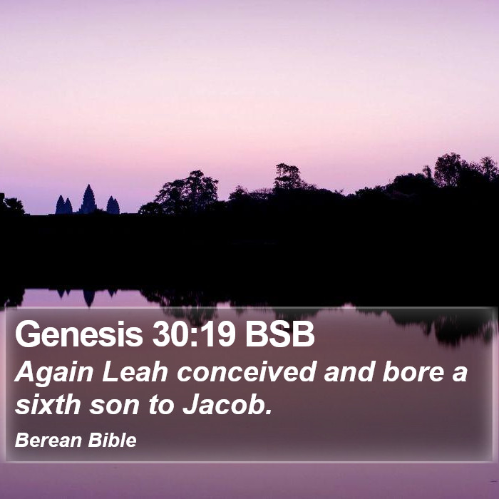 Genesis 30:19 BSB Bible Study