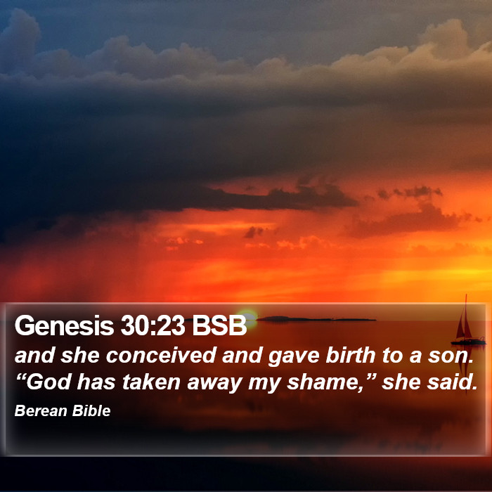 Genesis 30:23 BSB Bible Study