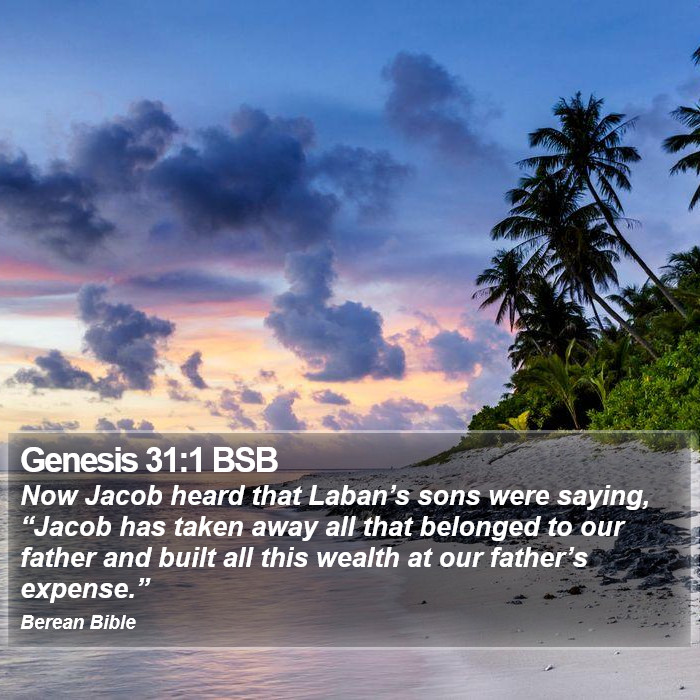 Genesis 31:1 BSB Bible Study