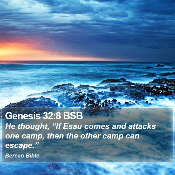 Genesis 32:8 BSB Bible Study