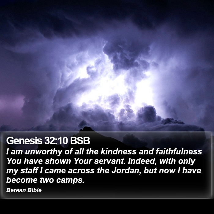 Genesis 32:10 BSB Bible Study