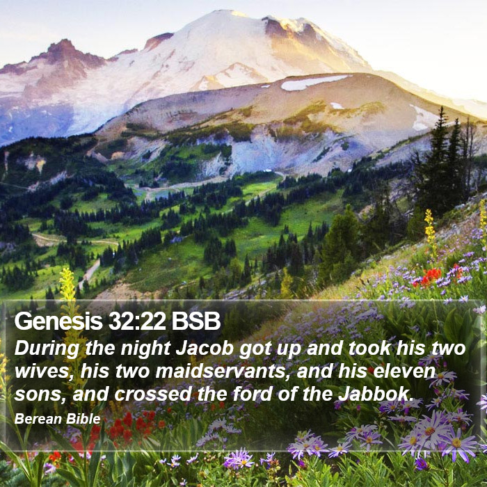 Genesis 32:22 BSB Bible Study