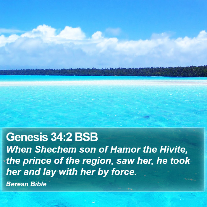 Genesis 34:2 BSB Bible Study