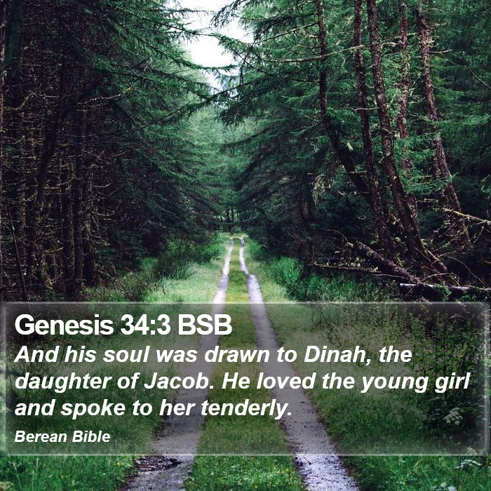 Genesis 34:3 BSB Bible Study