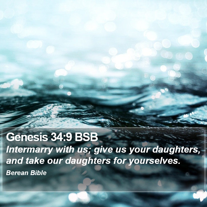 Genesis 34:9 BSB Bible Study