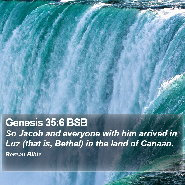 Genesis 35:6 BSB Bible Study