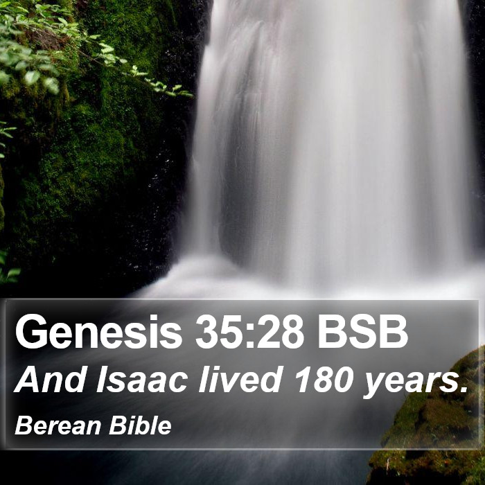 Genesis 35:28 BSB Bible Study