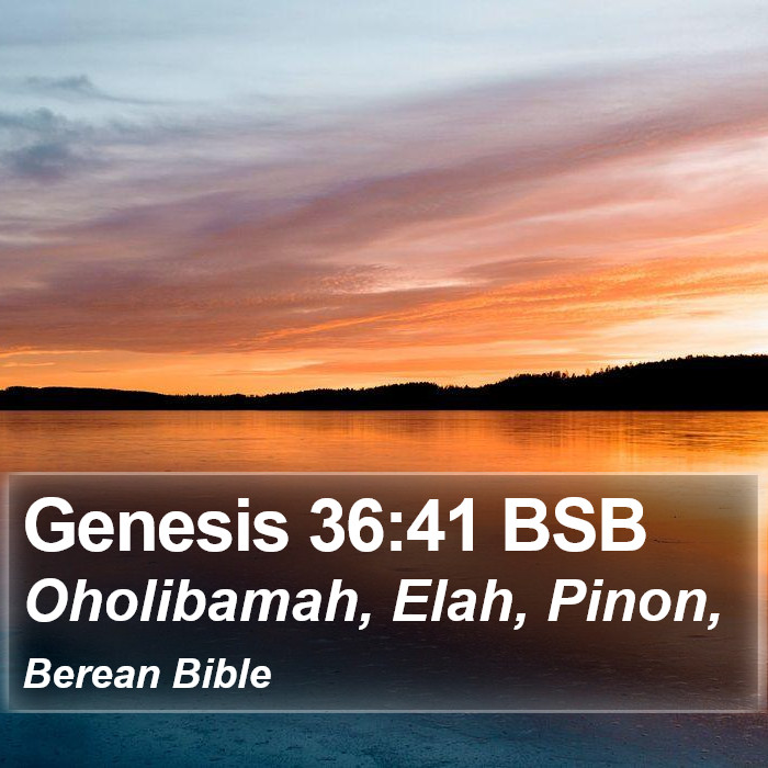 Genesis 36:41 BSB Bible Study