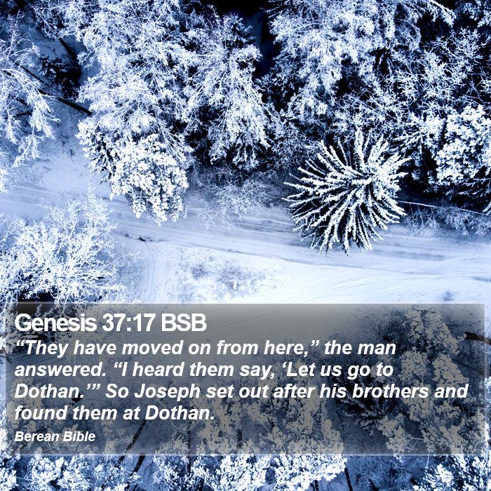 Genesis 37:17 BSB Bible Study