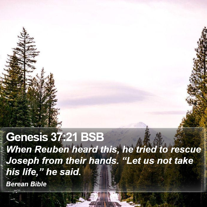 Genesis 37:21 BSB Bible Study