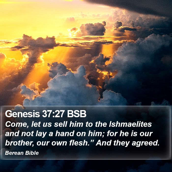 Genesis 37:27 BSB Bible Study