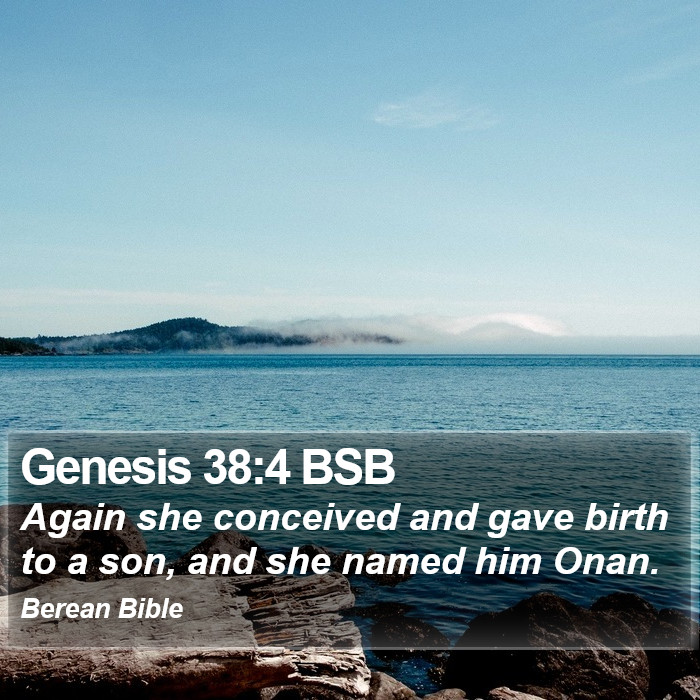 Genesis 38:4 BSB Bible Study