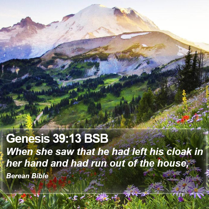 Genesis 39:13 BSB Bible Study