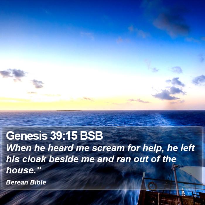 Genesis 39:15 BSB Bible Study