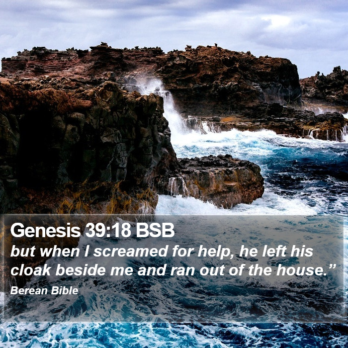 Genesis 39:18 BSB Bible Study