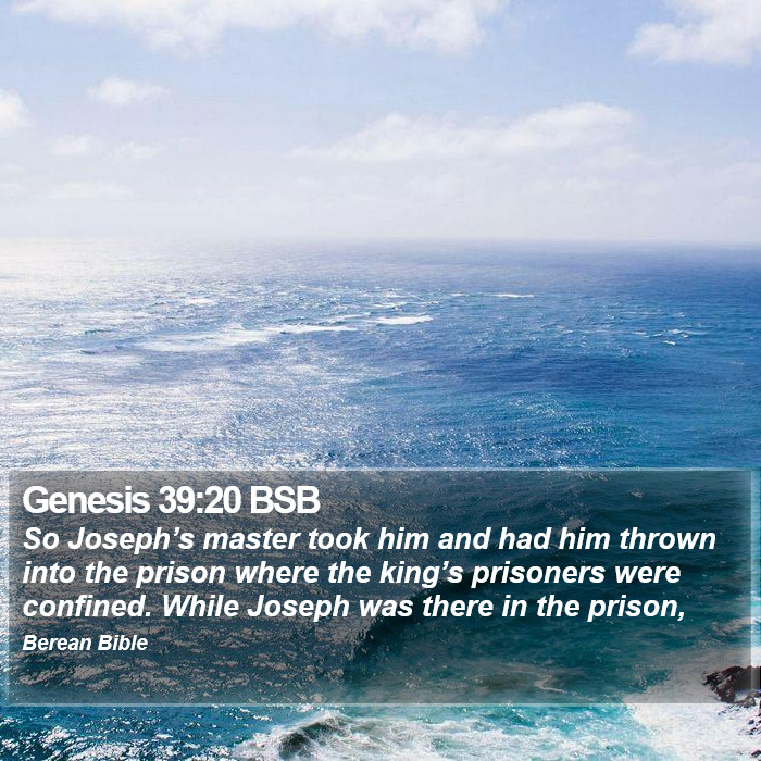 Genesis 39:20 BSB Bible Study