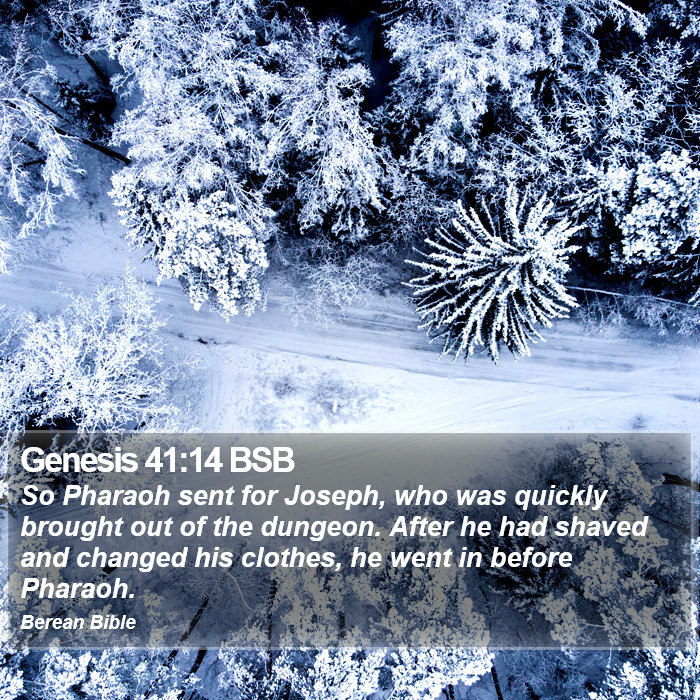 Genesis 41:14 BSB Bible Study