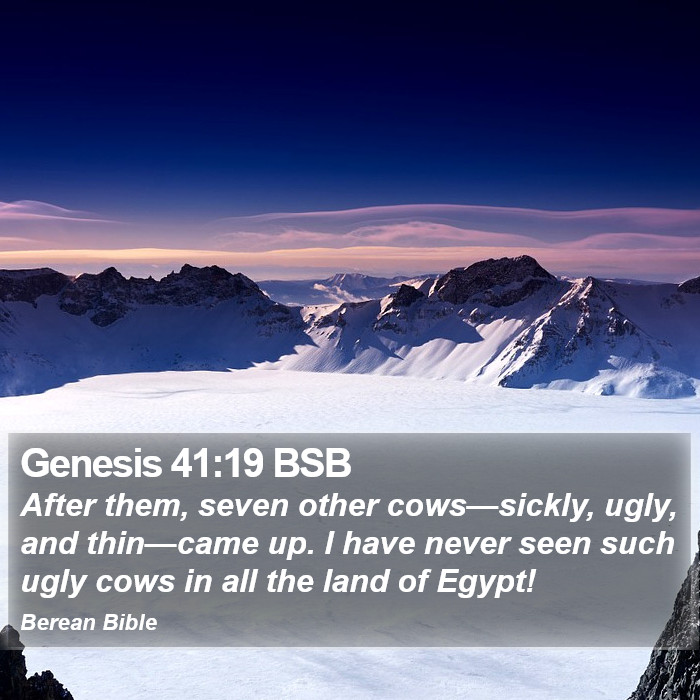 Genesis 41:19 BSB Bible Study