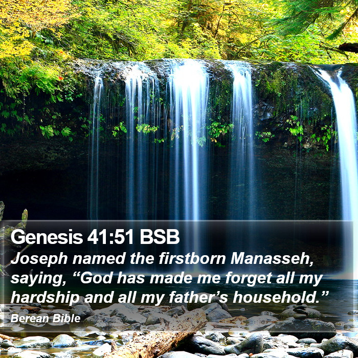 Genesis 41:51 BSB Bible Study