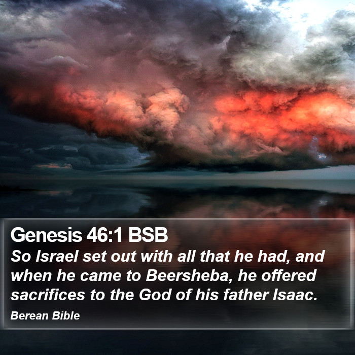 Genesis 46:1 BSB Bible Study