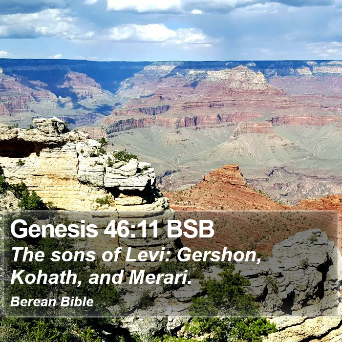 Genesis 46:11 BSB Bible Study