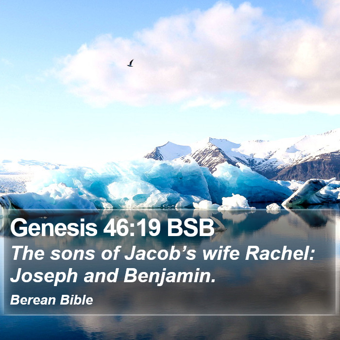 Genesis 46:19 BSB Bible Study