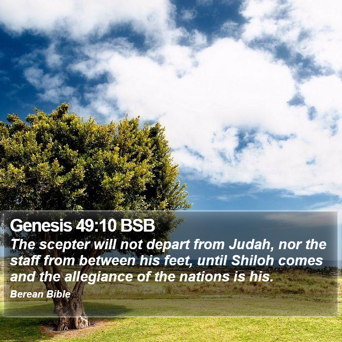 Genesis 49:10 BSB Bible Study