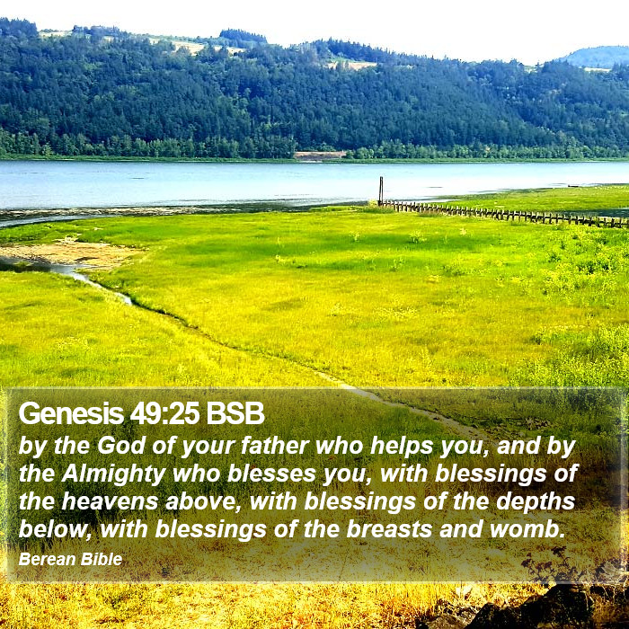 Genesis 49:25 BSB Bible Study