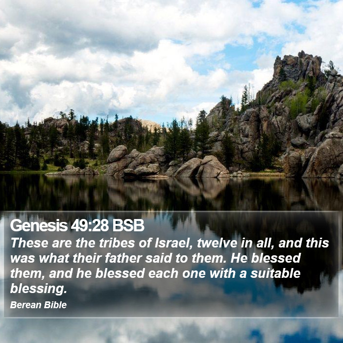 Genesis 49:28 BSB Bible Study