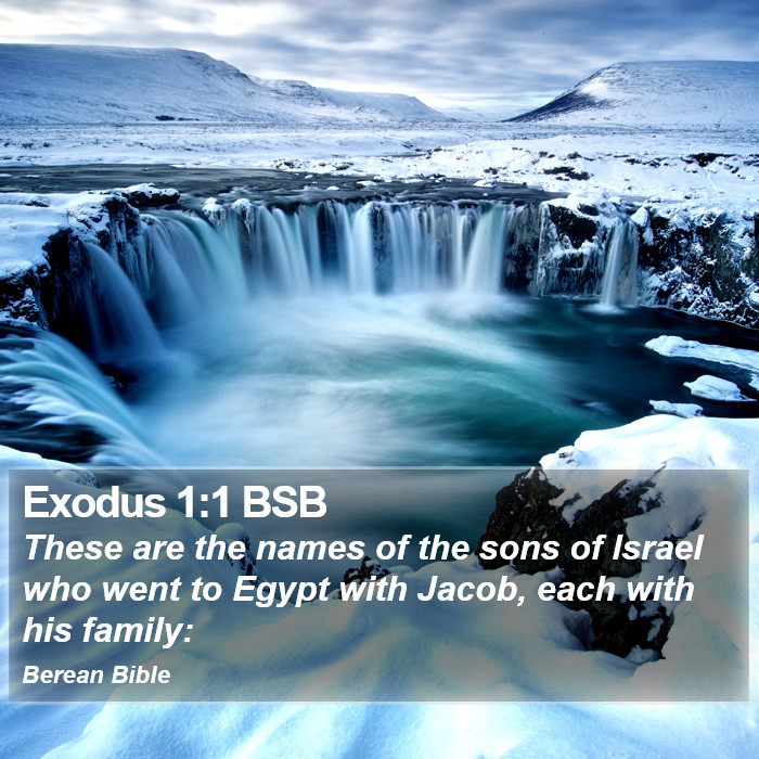 Exodus 1:1 BSB Bible Study