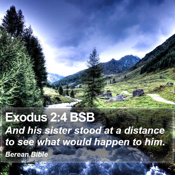 Exodus 2:4 BSB Bible Study