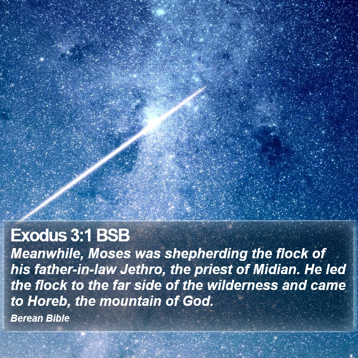 Exodus 3:1 BSB Bible Study