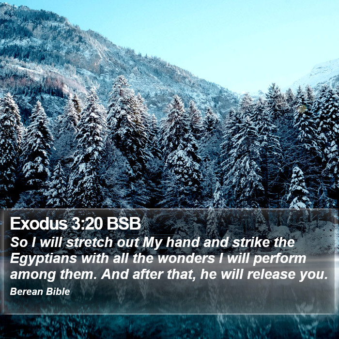 Exodus 3:20 BSB Bible Study