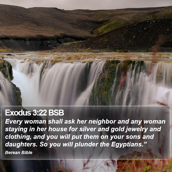 Exodus 3:22 BSB Bible Study